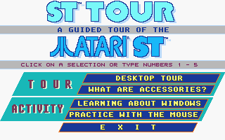 Atari ST Tour atari screenshot